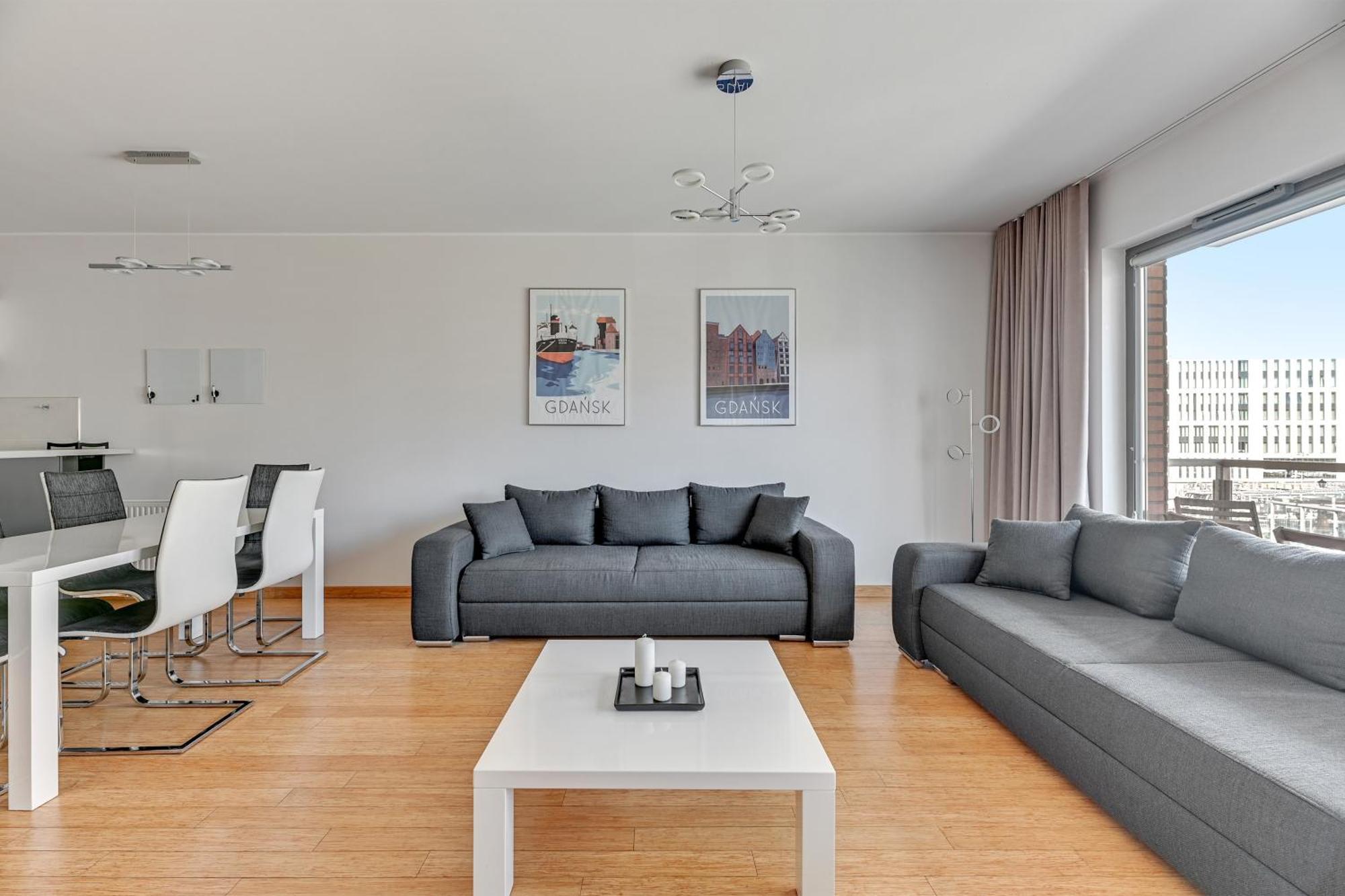 Waterlane Riverside - Spa, Pool, Gym & Parking By Downtown Apartments Гданьск Номер фото