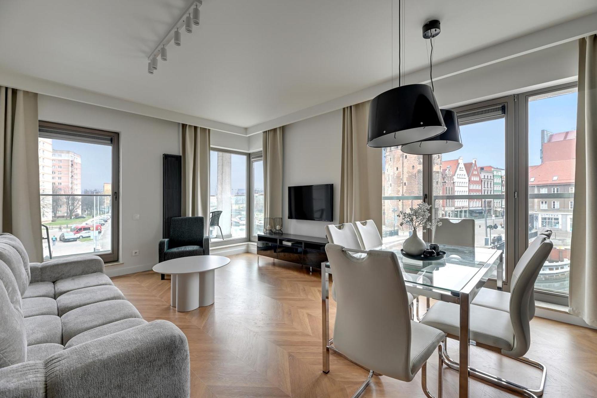 Waterlane Riverside - Spa, Pool, Gym & Parking By Downtown Apartments Гданьск Экстерьер фото
